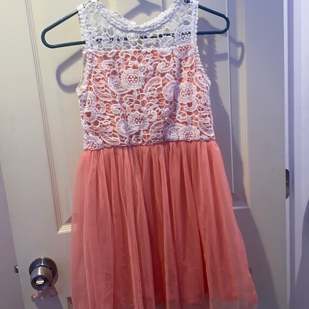 Sequin heart medium prom dress